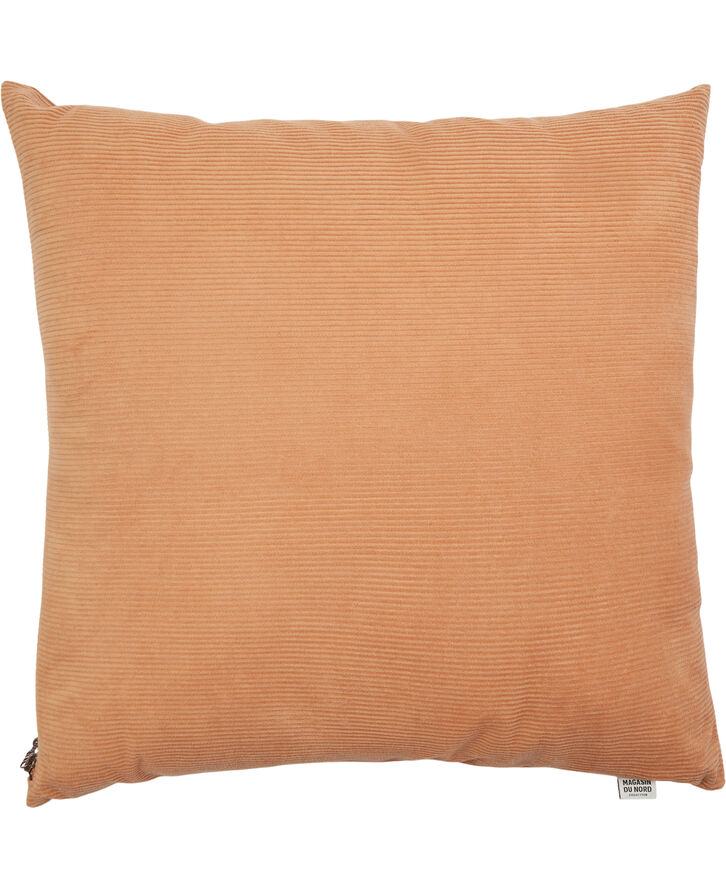 Magasin du Nord Collection CORDUROY/BRUN, PYNTEPUDE 48x48 CM Orange