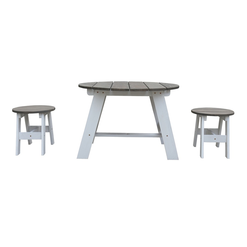 Axi table de pique nique ronde pour enfants en bois