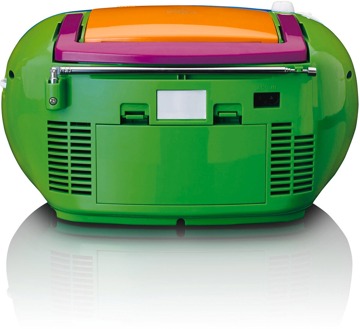 LENCO SCD-971 CD/Kassetten-Player für Kinder, bunt