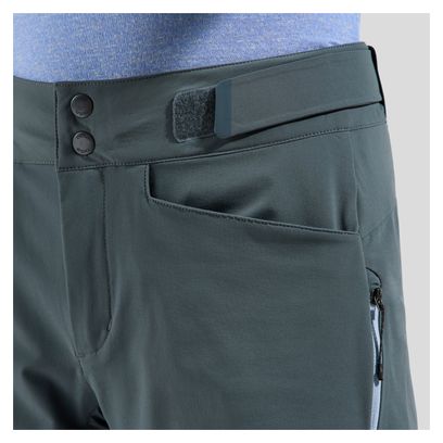 Sur-Short VTT Femme Odlo X-Alp Explorer Gris/Bleu