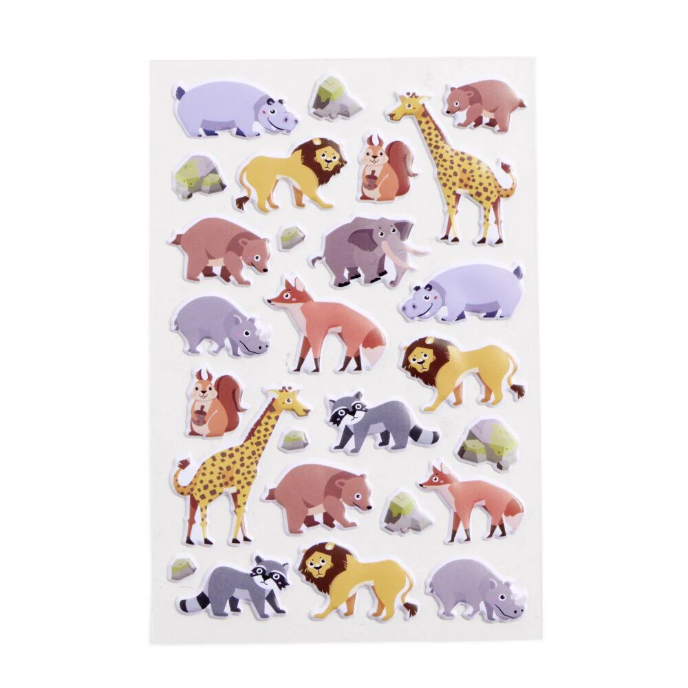 Planche de stickers fantaisie - 4 modèles
