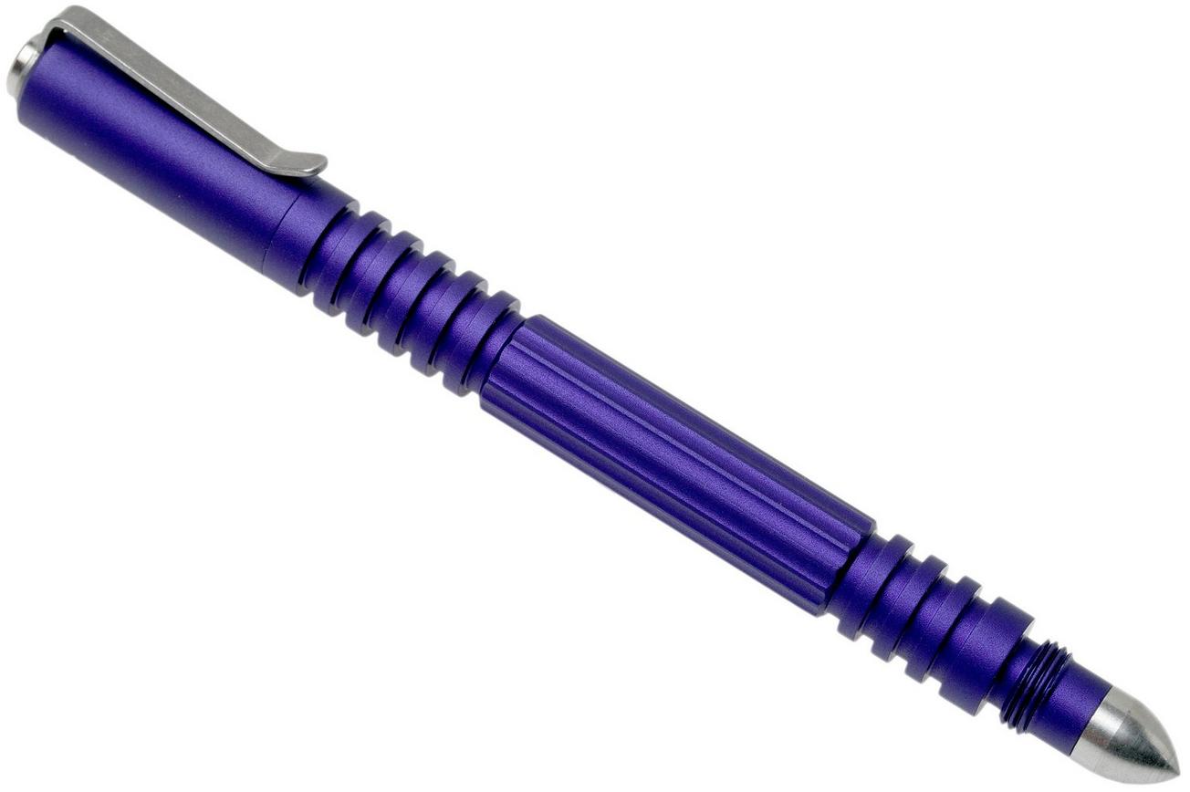 Rick Hinderer Investigator Pen Aluminium Matte Purple, tactische pen