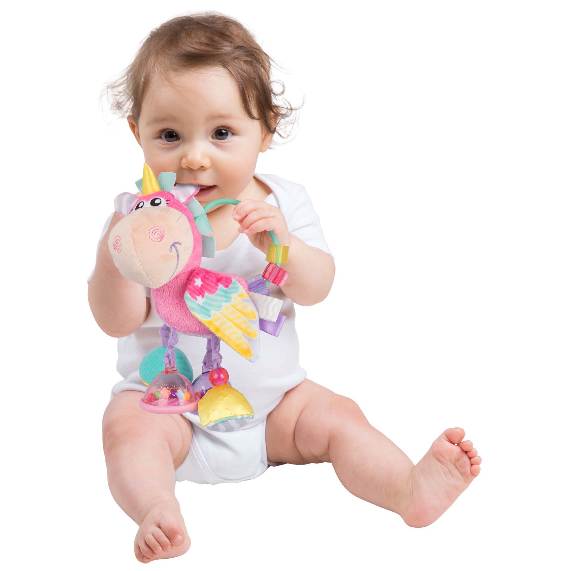 Playgro Clip Clop Activity Rattle Eenhoorn rammelaar multi