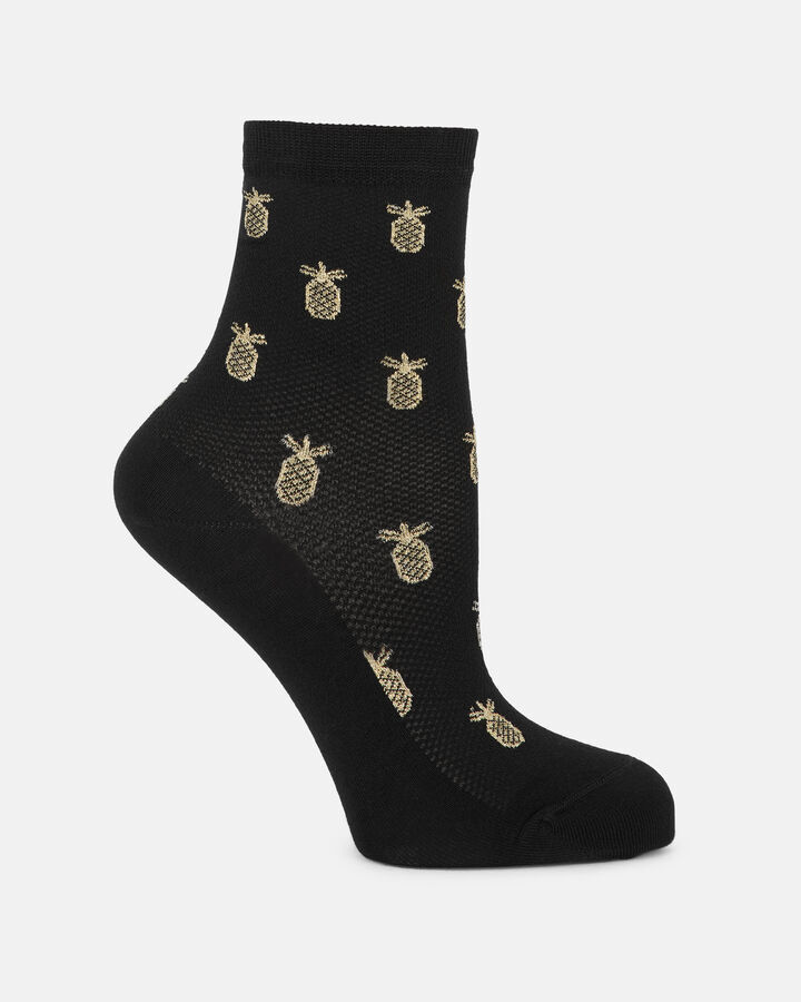 CHAUSSETTES ELOANE Noir or