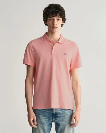 Gant Shield Piqué Poloshirt Roze 2210-671 kopen
