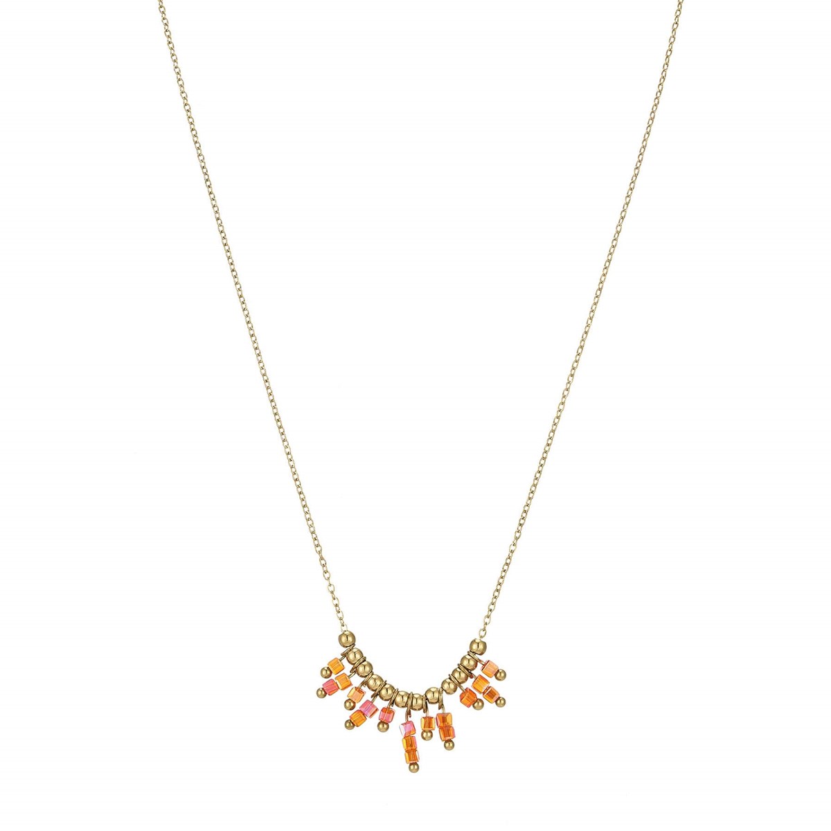 Collier Bohème cristal ambre