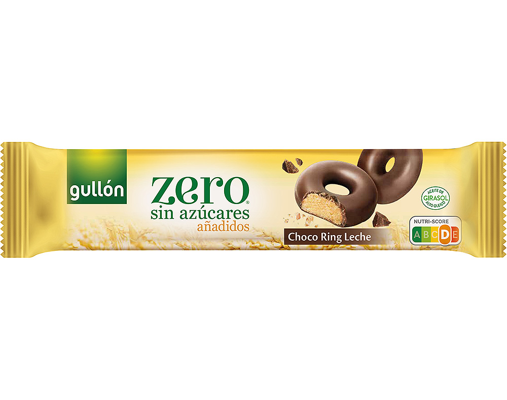 BOLACHAS AROS GULLON CHOCOLATE DE LEITE SEM AÇÚCAR 150G