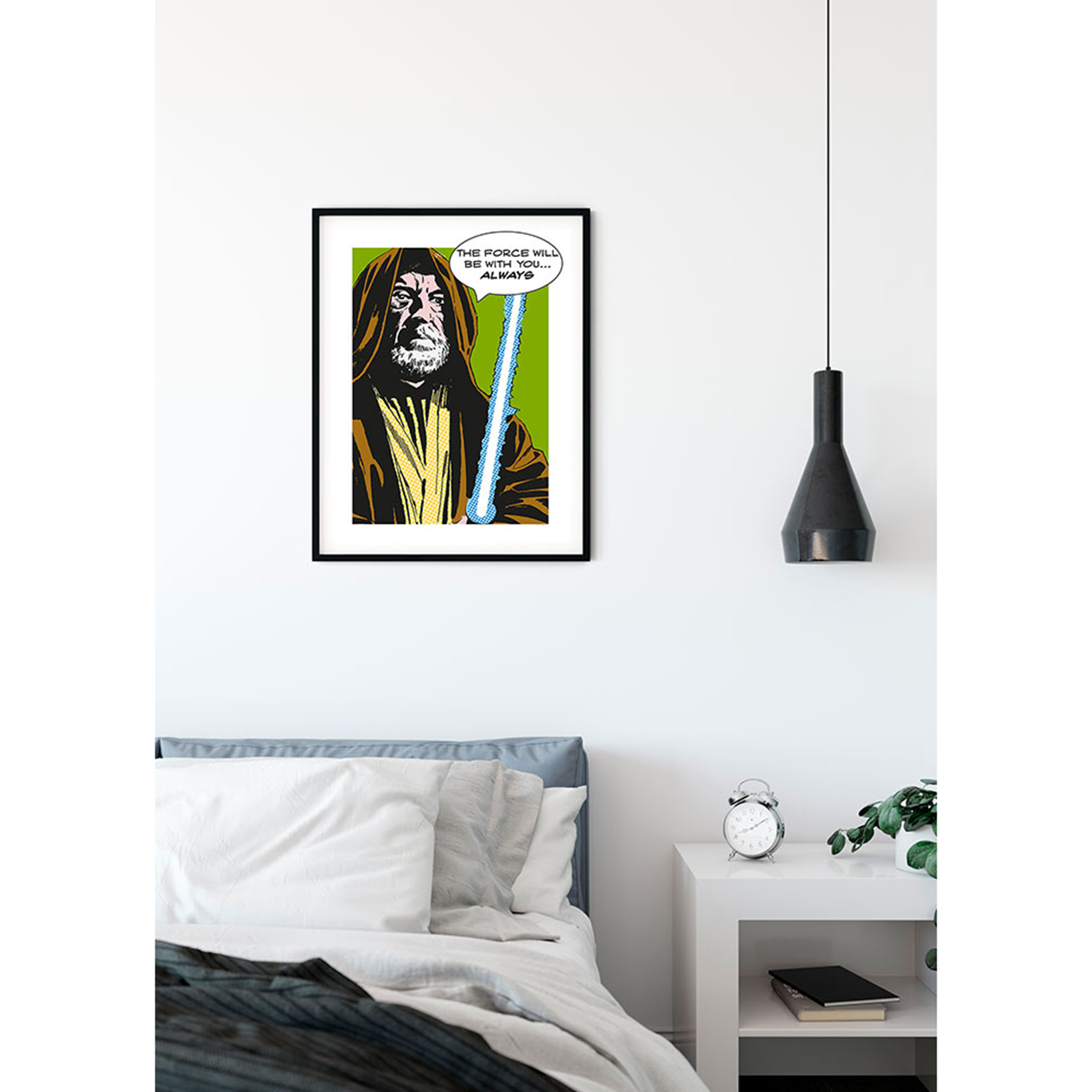 Wandbild STAR WARS CLASSIC COMIC QUOTE - bunt - 50x70 cm
