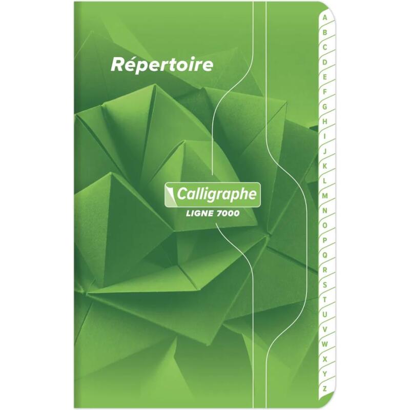 Répertoire piqué 7000 9x14 cm 96 pages petits carreaux 70 g - Assortis