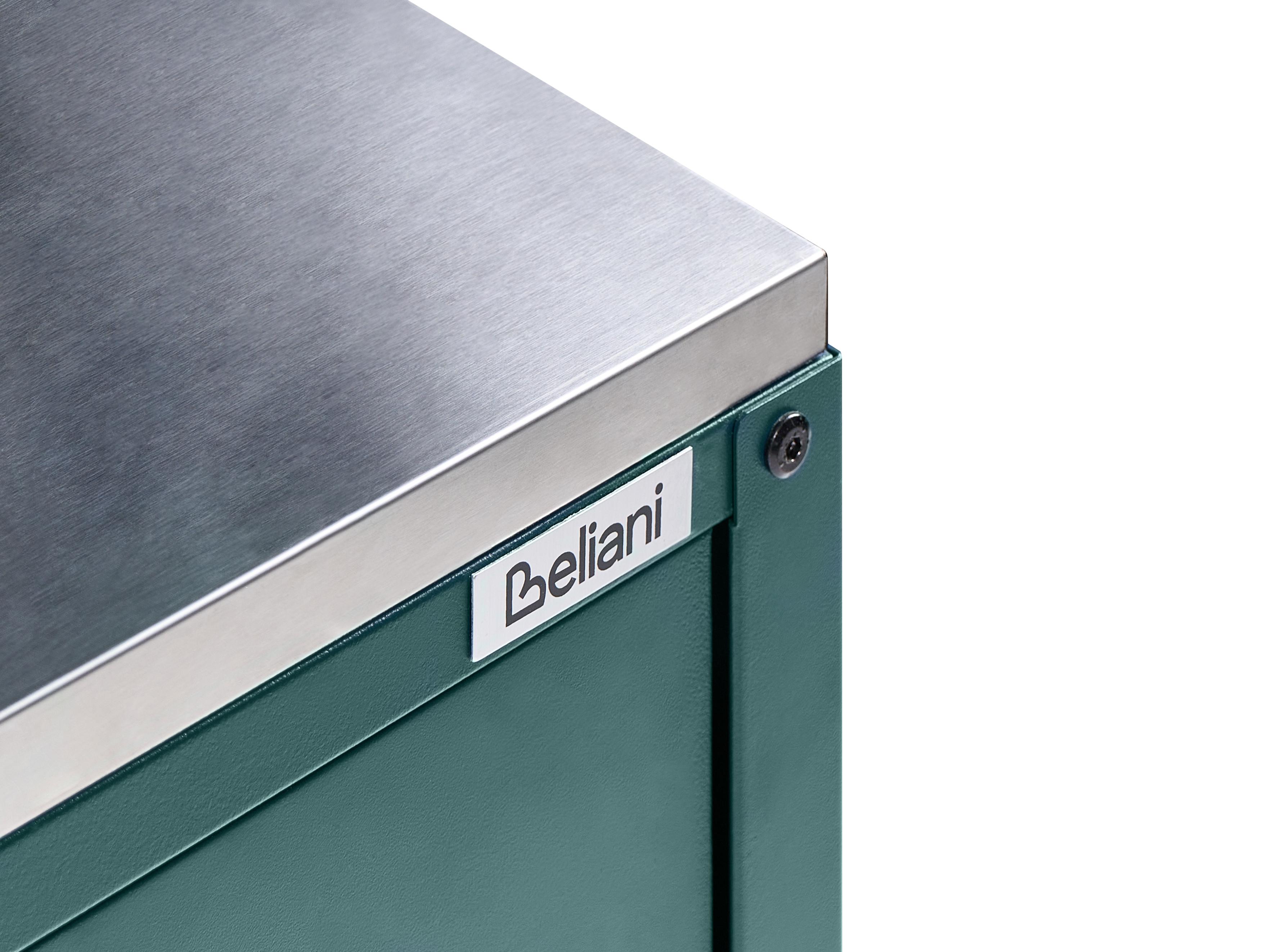 2-delige buitenkeukenset met bartafel MAENZA Metaal Groen