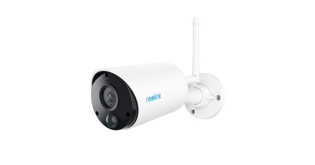 ReolinkB320 3MP WiFi buiten beveiligingscamera + zonnepaneel  (Wit)