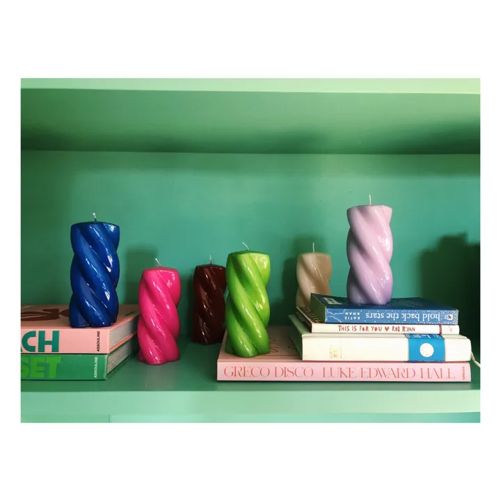Anna + Nina Bougie Blunt twisted - 15cm | Rose fuschia
