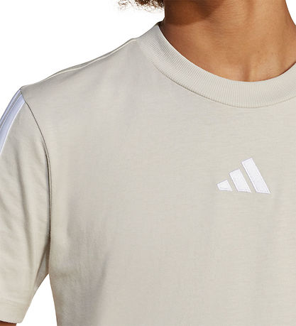 adidas Performance T-Shirt - 160 - Beige/Weiß