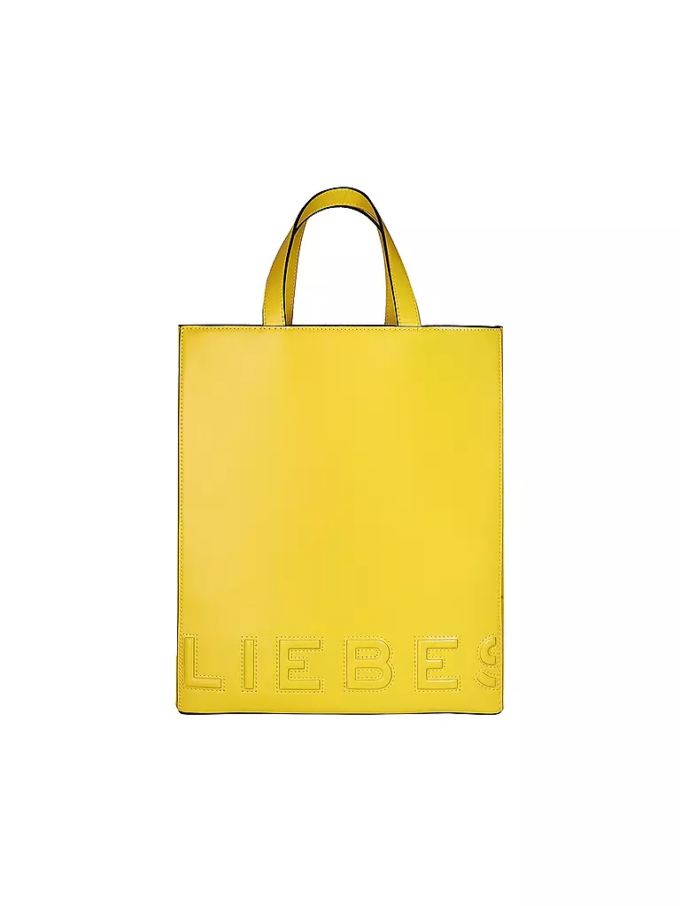 LIEBESKIND BERLIN Ledertasche - Paper Bag Medium gelb