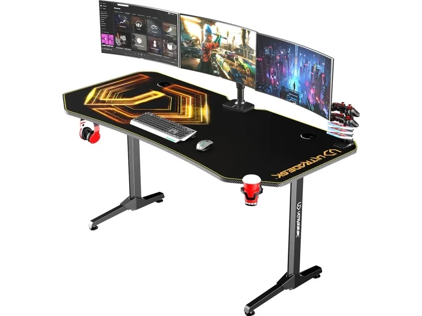 Biurko Ultradesk Frag Złote 160 cmx75 cm