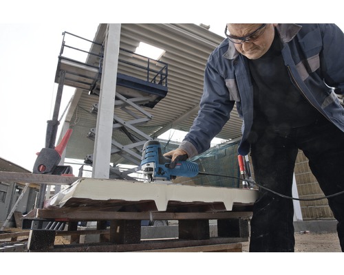 Bosch Professional GST 150 CE decoupeerzaag inclusief 3x decoupeerzaagbladen (Speed for Wood) en draagtas
