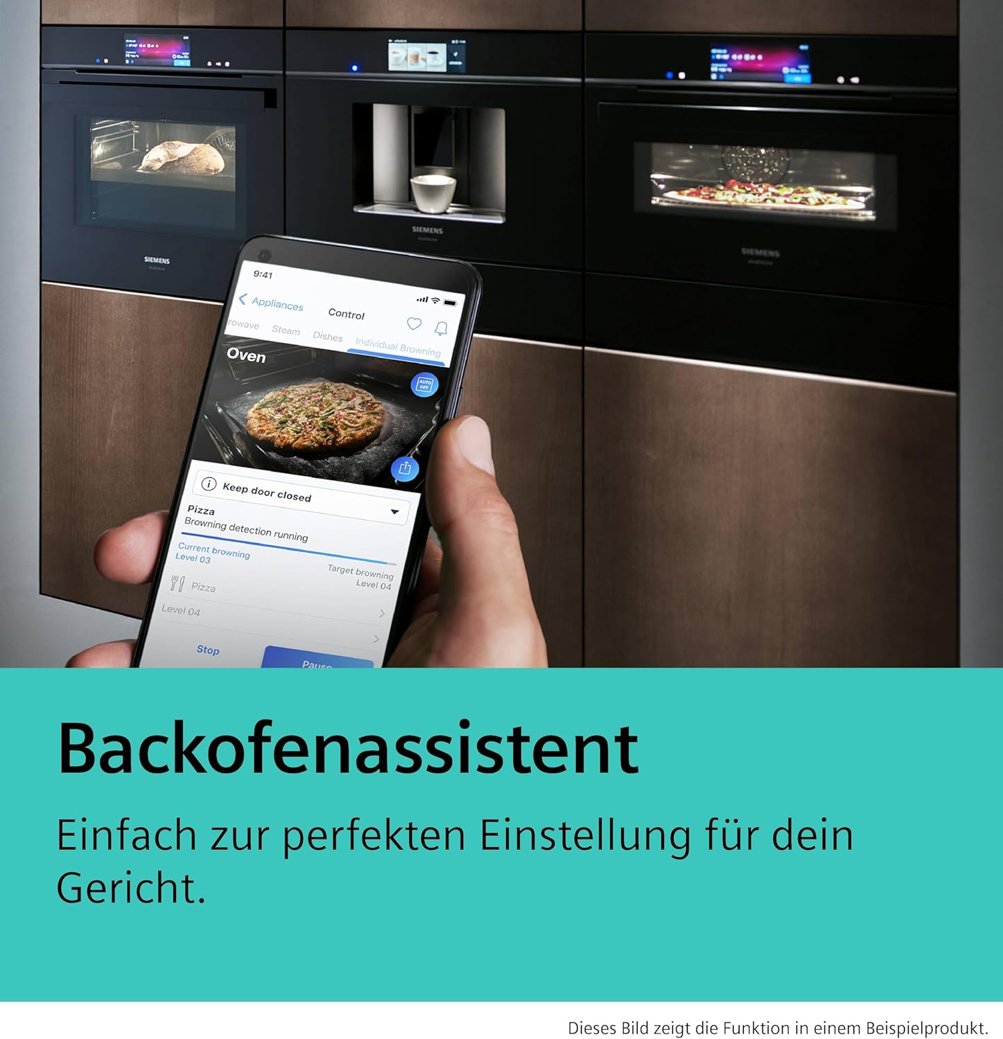 Siemens CD714GXB1, Smarter iQ700 Einbau-Dampfgarer, 60 x 45 cm, 1,3 L Wassertank, Regenerieren mit Dampf, Farb-Display, cookControl Automatikprogramme für beste Ergebnisse, Home Connect, Schwarz