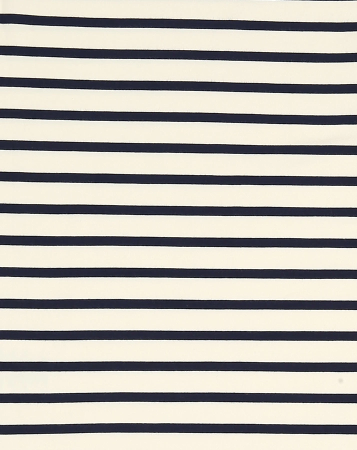 Unterwäsche-Set STRIPED BAMBOO 2-teilig in weiß/marine