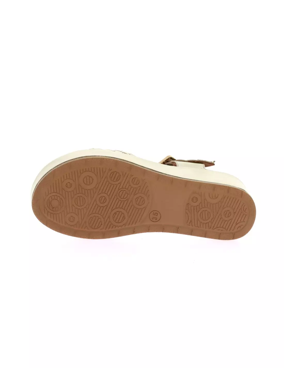 MAISON MANSA FACING - Sandales & nu-pieds Platine