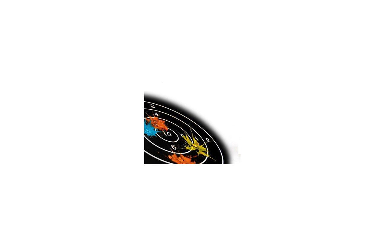 Zurrender paintball riotgun, kogels en doel