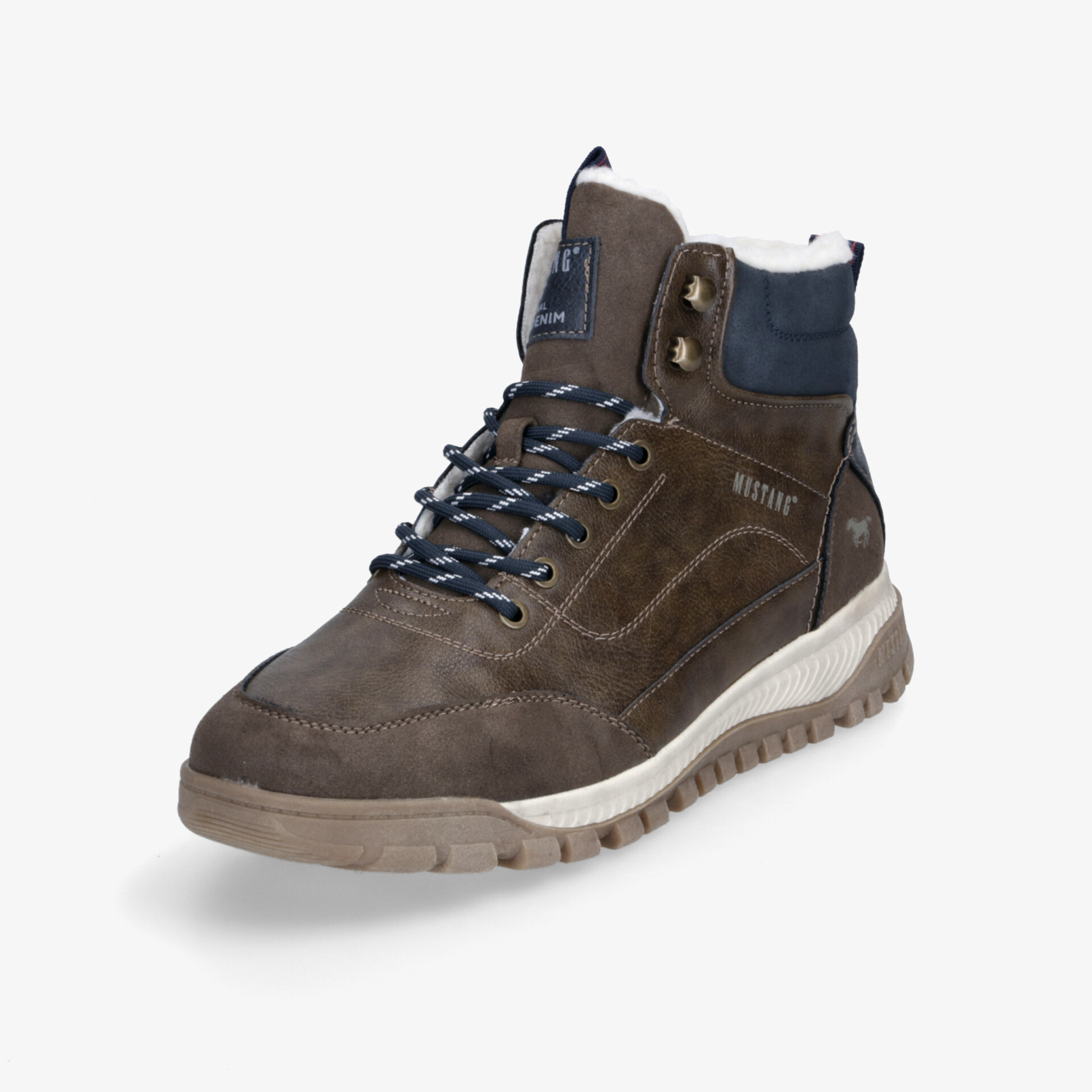 MUSTANG Herren Schnürboots braun