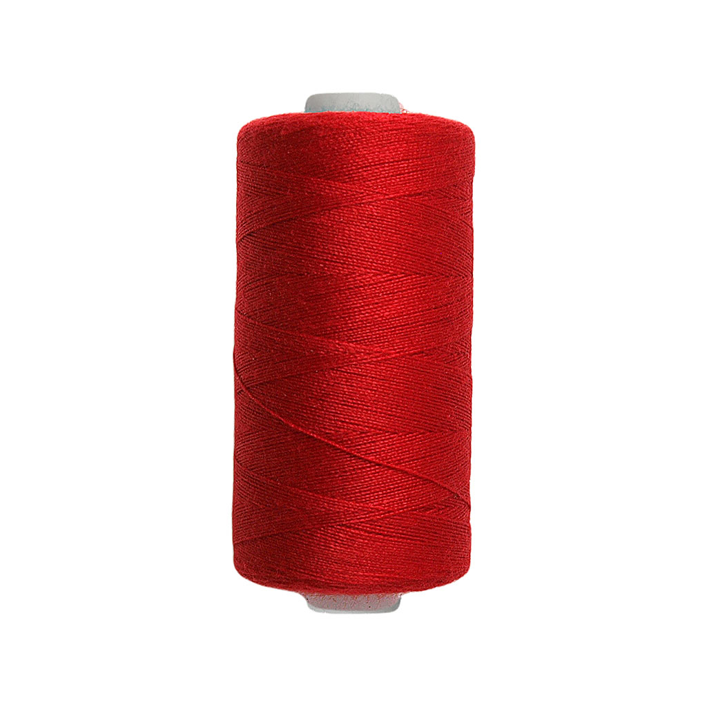 Fil en polyester rouge cerise 500m