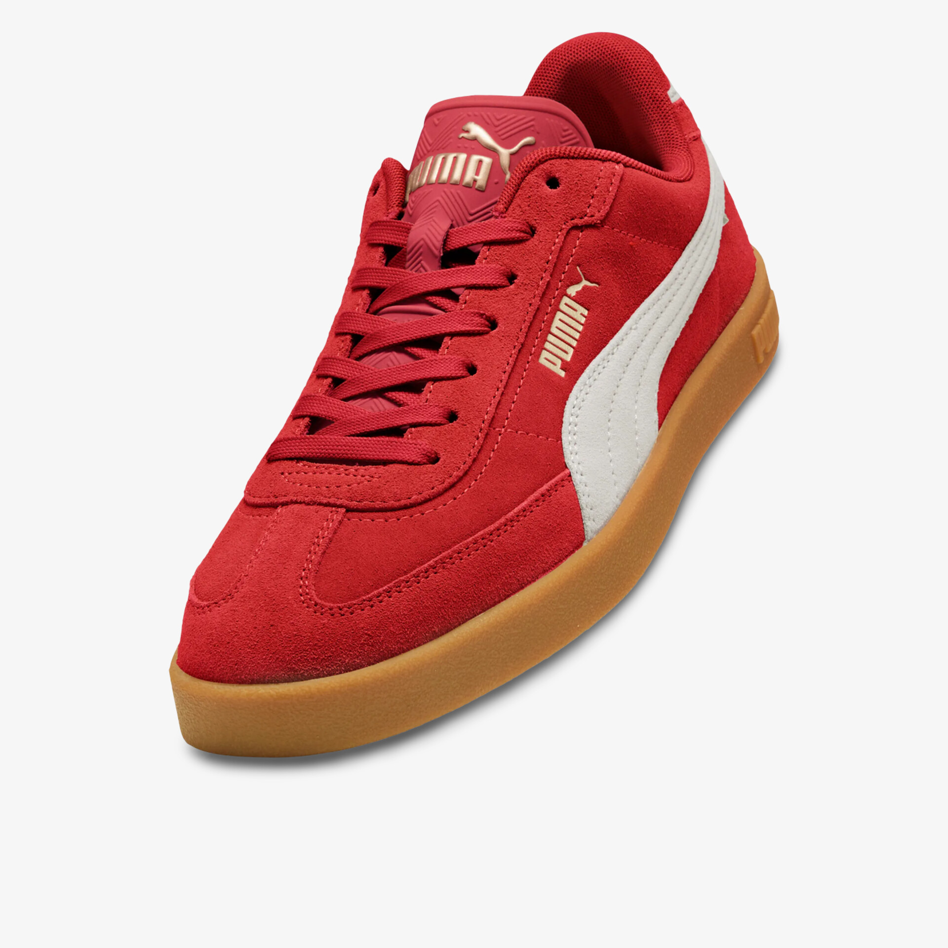 PUMA Club II Era Suede Herren Sneaker Low rot