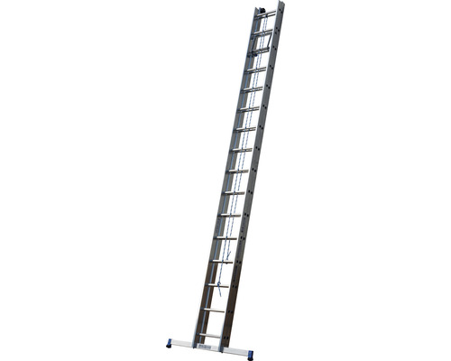 WERNER Aluminium kabelladder, 2-delig, 2 x 16 sporten, werkhoogte 7,9 m