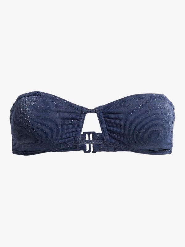 Roxy Shine Bandeau Haut de bikini bandeau Bleu Femme