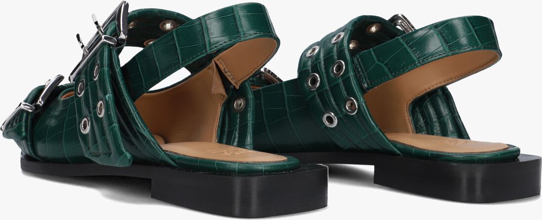 groene ganni ballerina's 53005