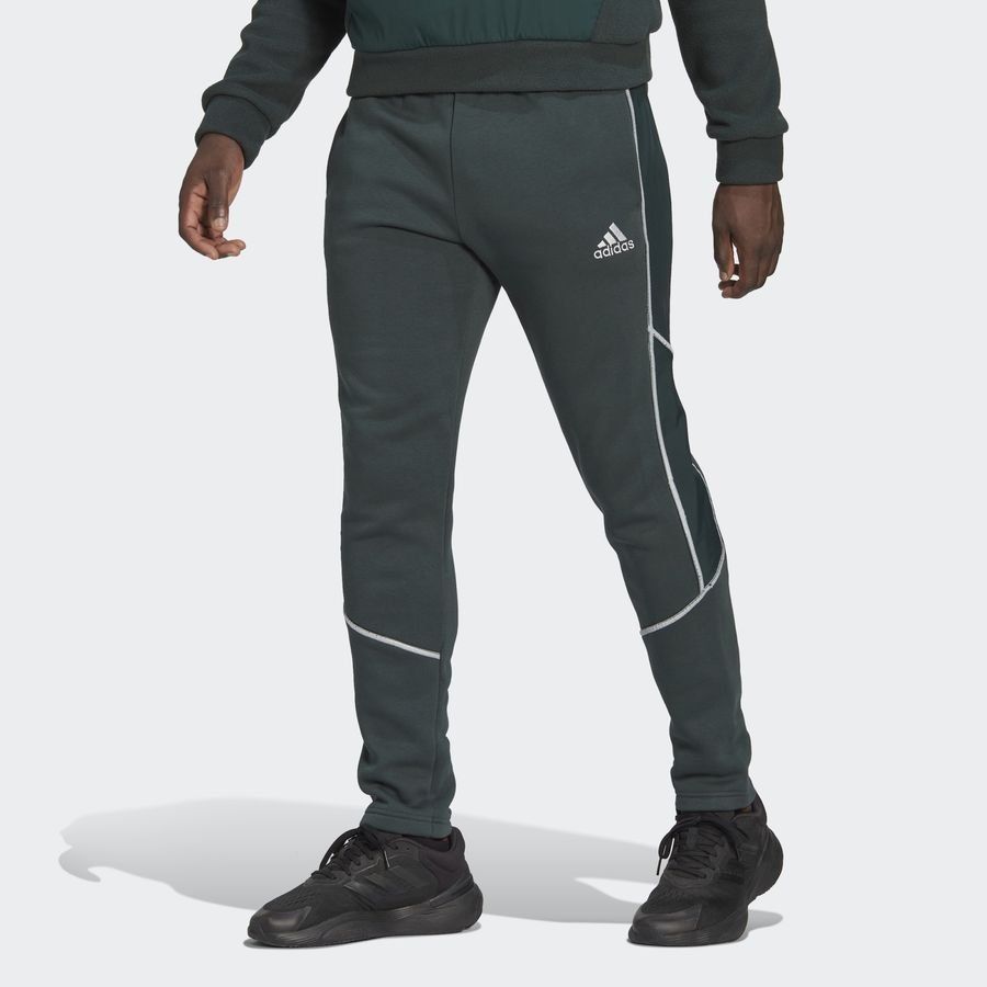 adidas Bas de Survêtement Fleece Essentials - Vert/Argent