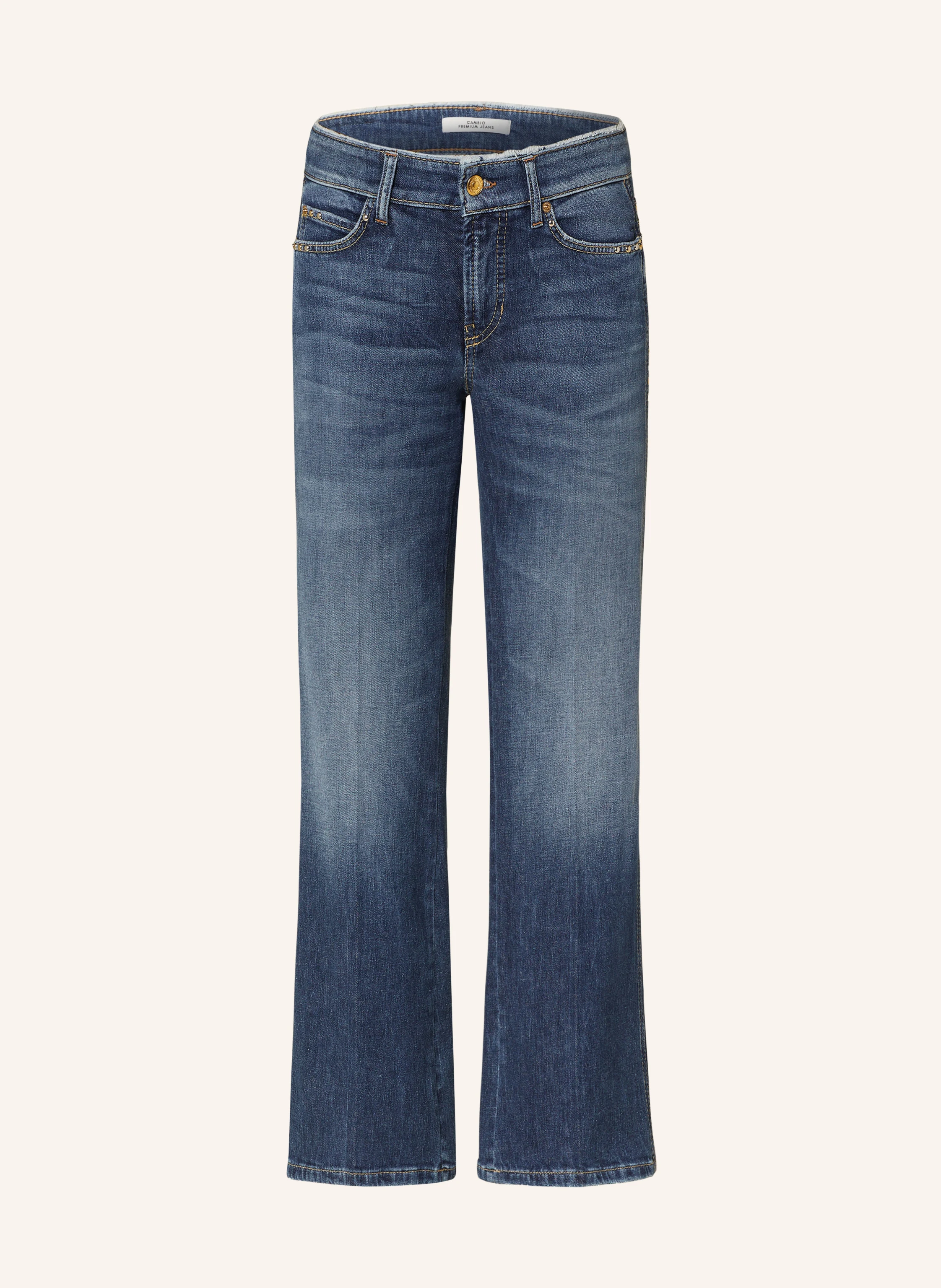 CAMBIO Bootcut Jeans FRANCESCA mit Nieten