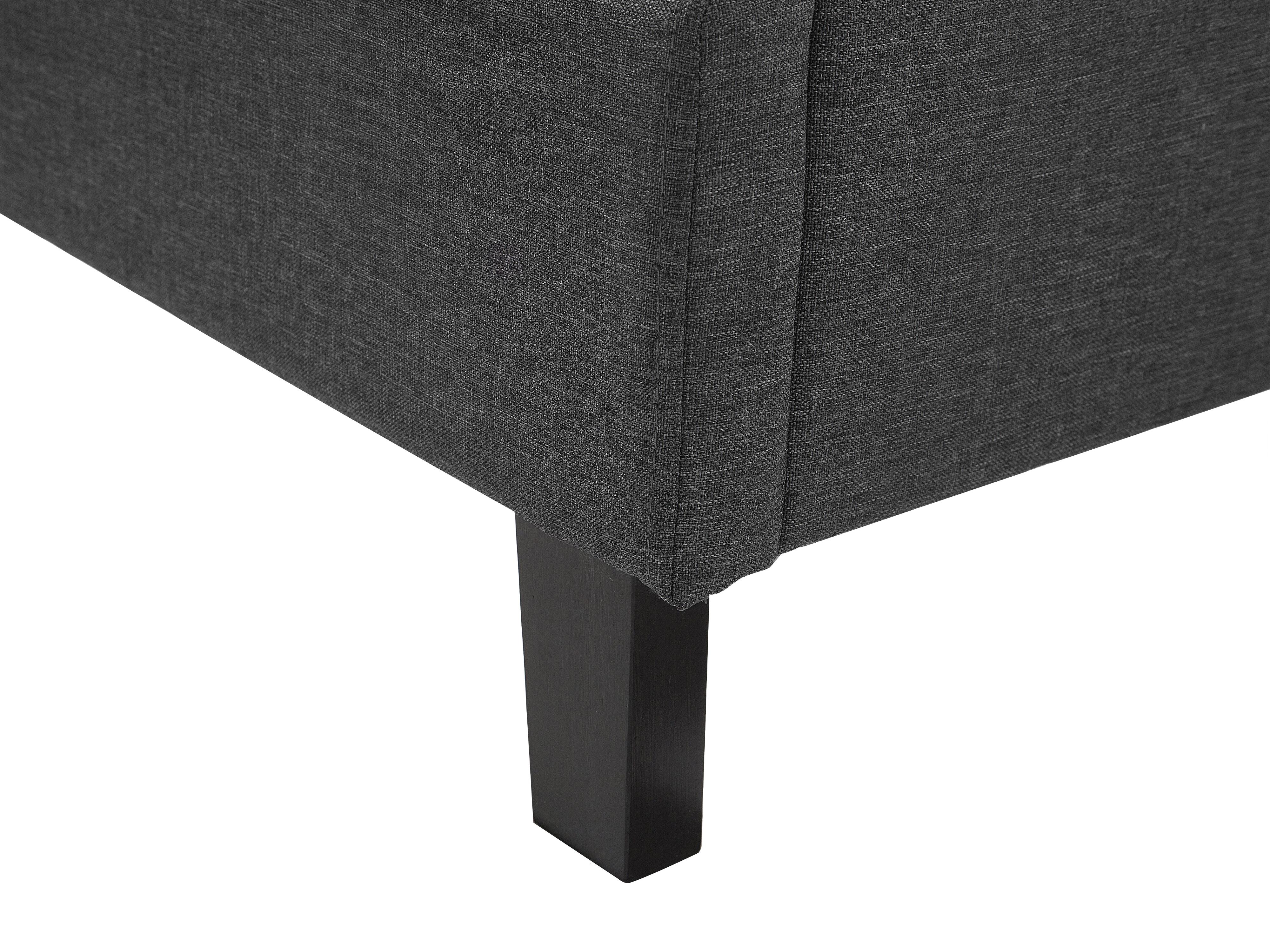 Bed Stof MONTPELLIER 180 x 200 cm LED Wit