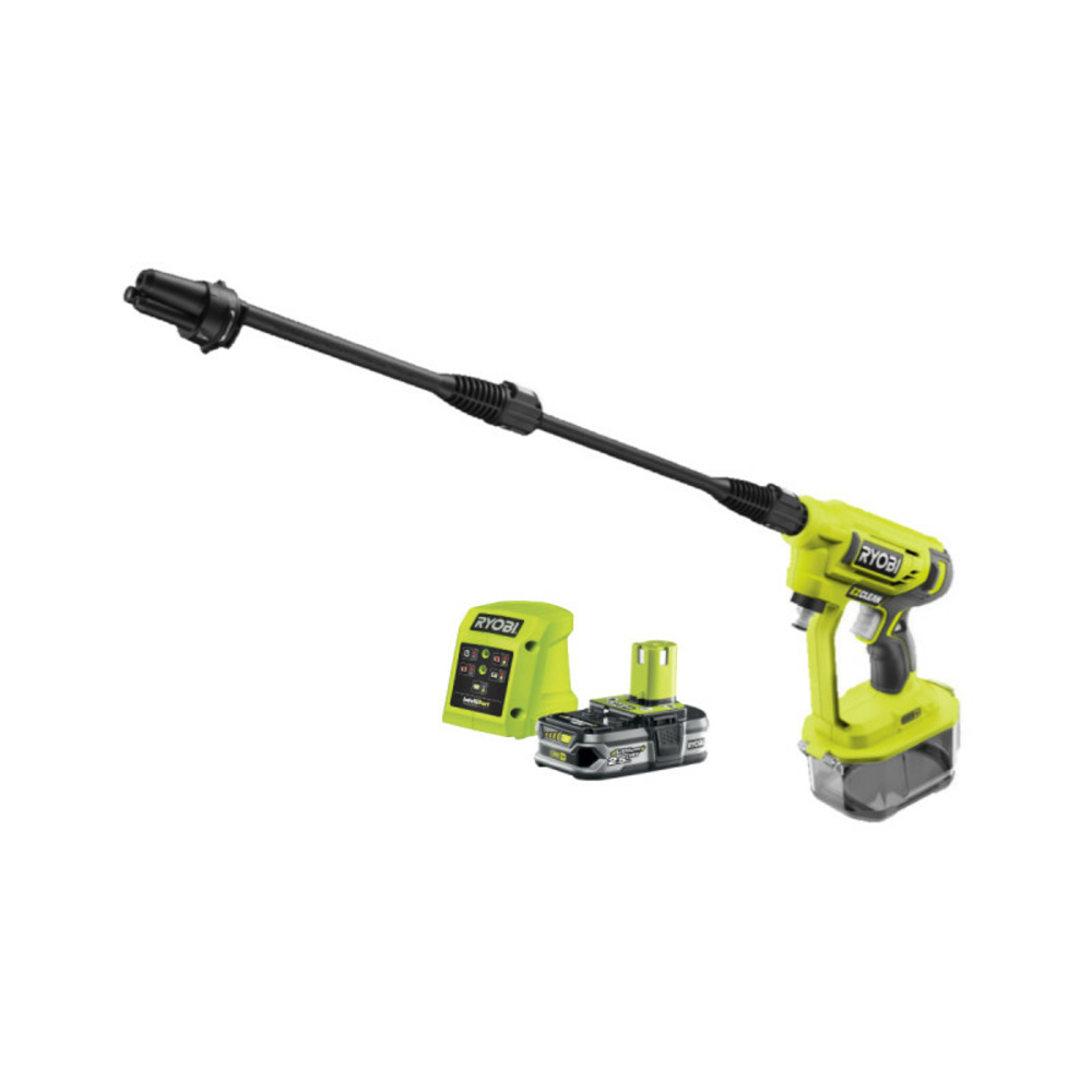 Pistolet à pression ryobi 18v oneplus - 1 batterie 2.5ah 1 chargeur ry18pw22a-125