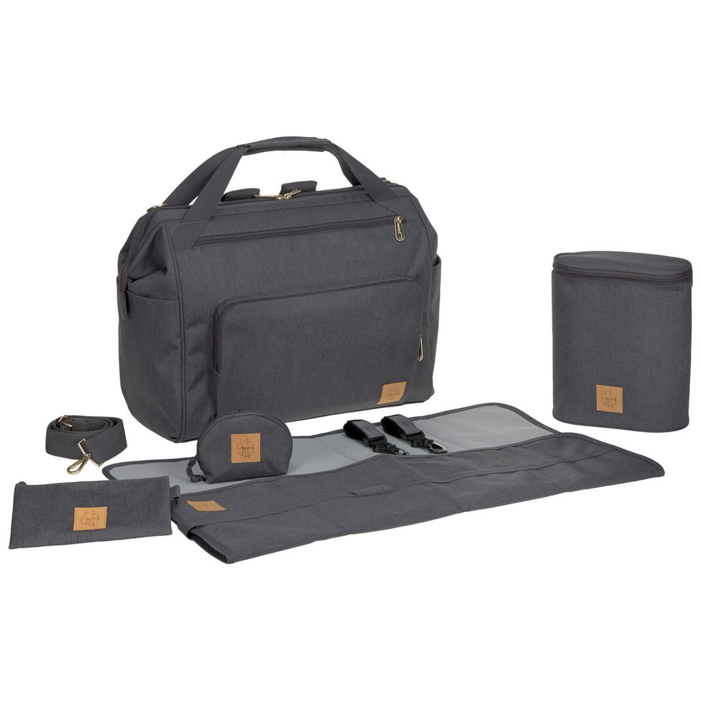 LässigLässig   Goldie Twin Wickeltasche anthrazit