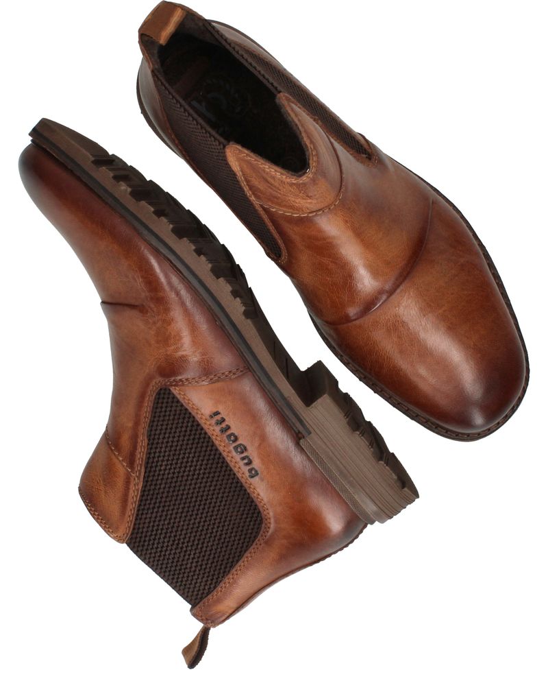 Bugatti Chelseaboots Cognac Heren
