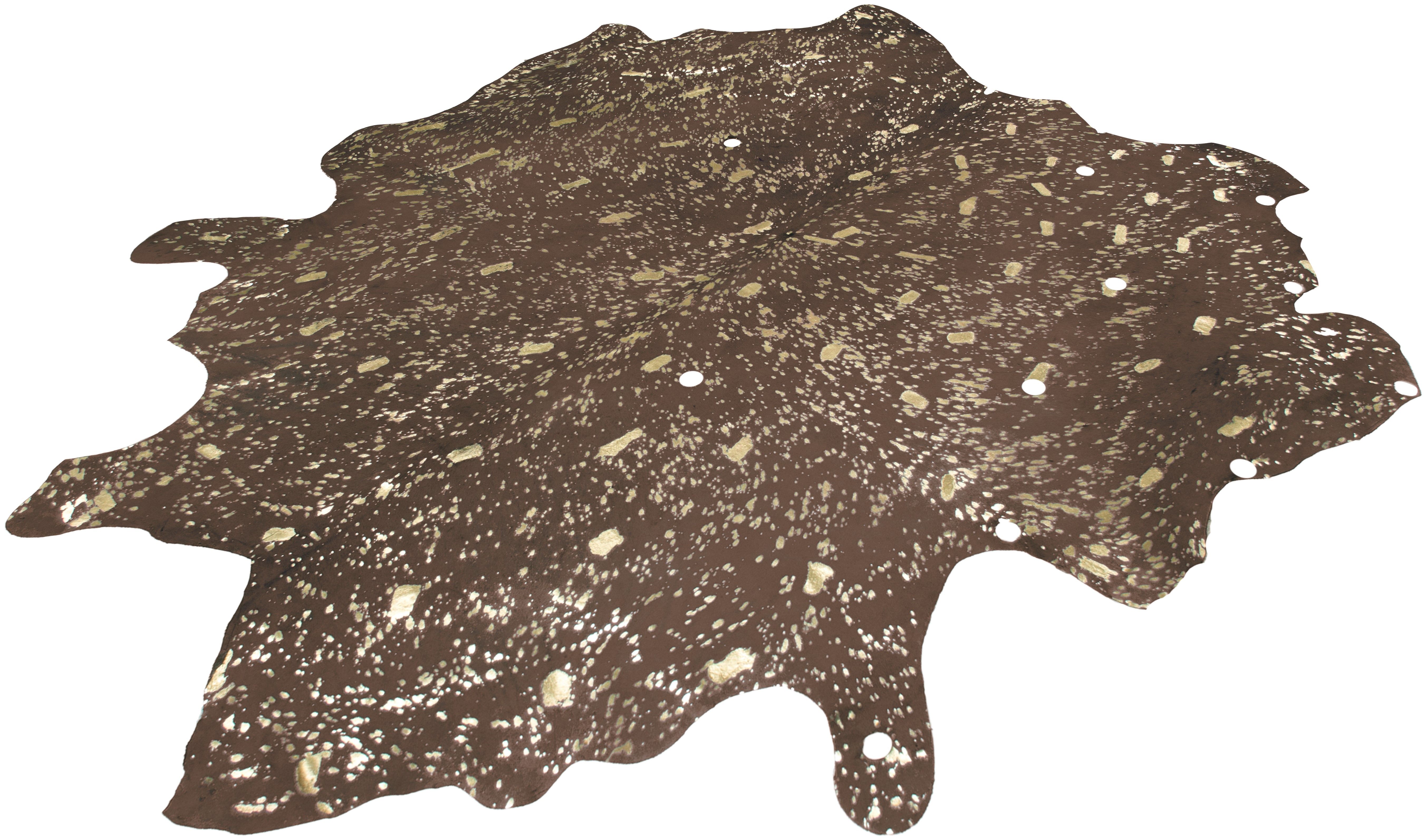 Vloerkleed 110 Bruin Goud Glam