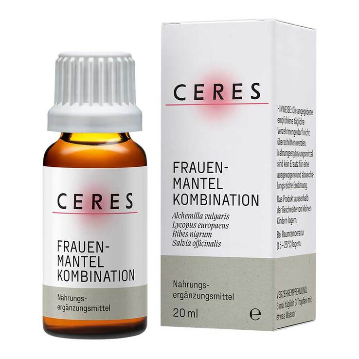 CERES Frauenmantel Alchemilla Kombination Tropfen, 20 ml