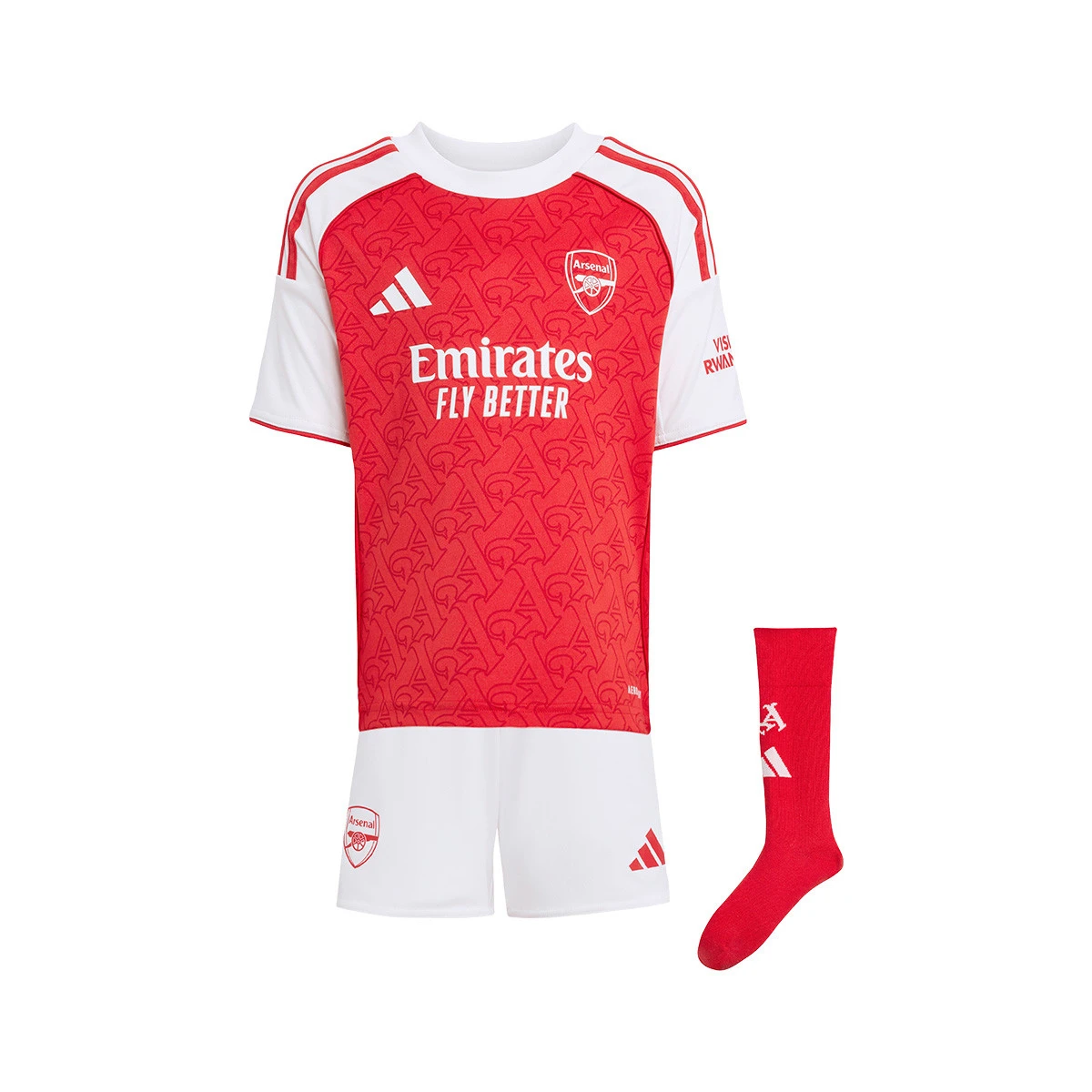 Conjunto adidas Arsenal FC Primeiro Equipamento 2025-2026 Criança