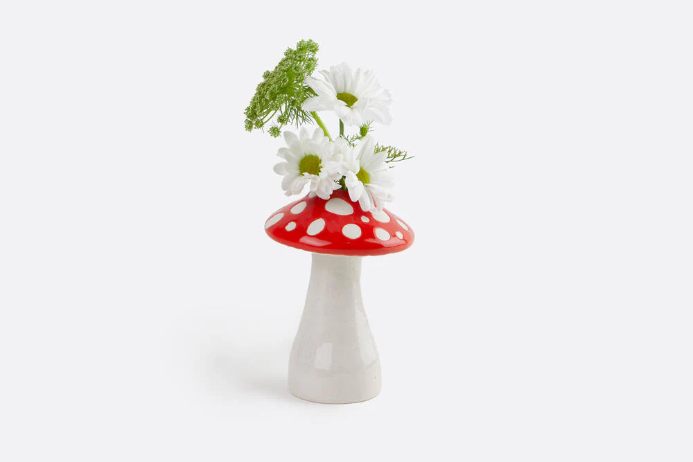 Doiy  Amanita vase, rød - H15 cm.
