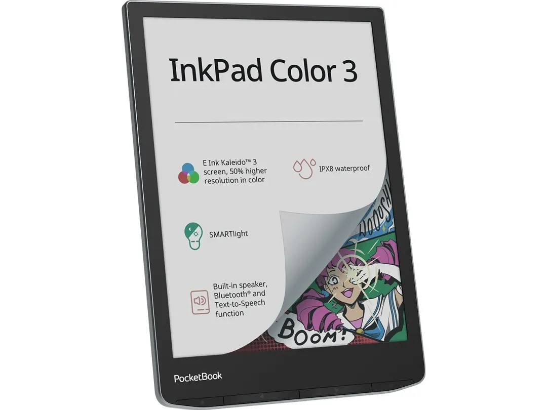 PocketBook InkPad Color 3 - eBook læser - Linux 4.9.56 - 32 GB - 7.8