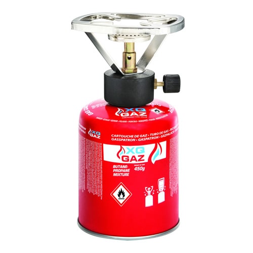 Réchaud portable avec cartouche de gaz
