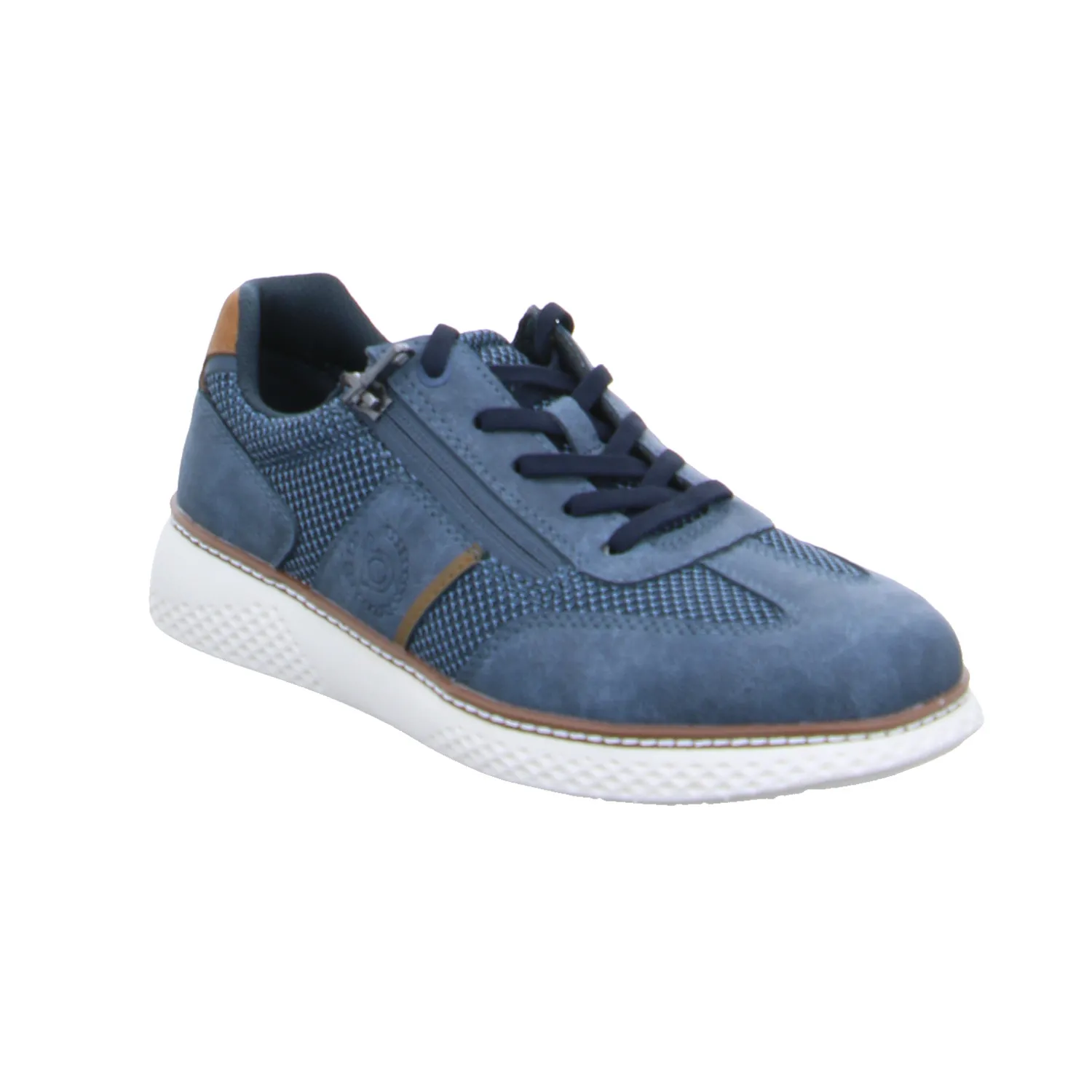 BUGATTI SHOES Halbschuhe Sneaker Blau Textil