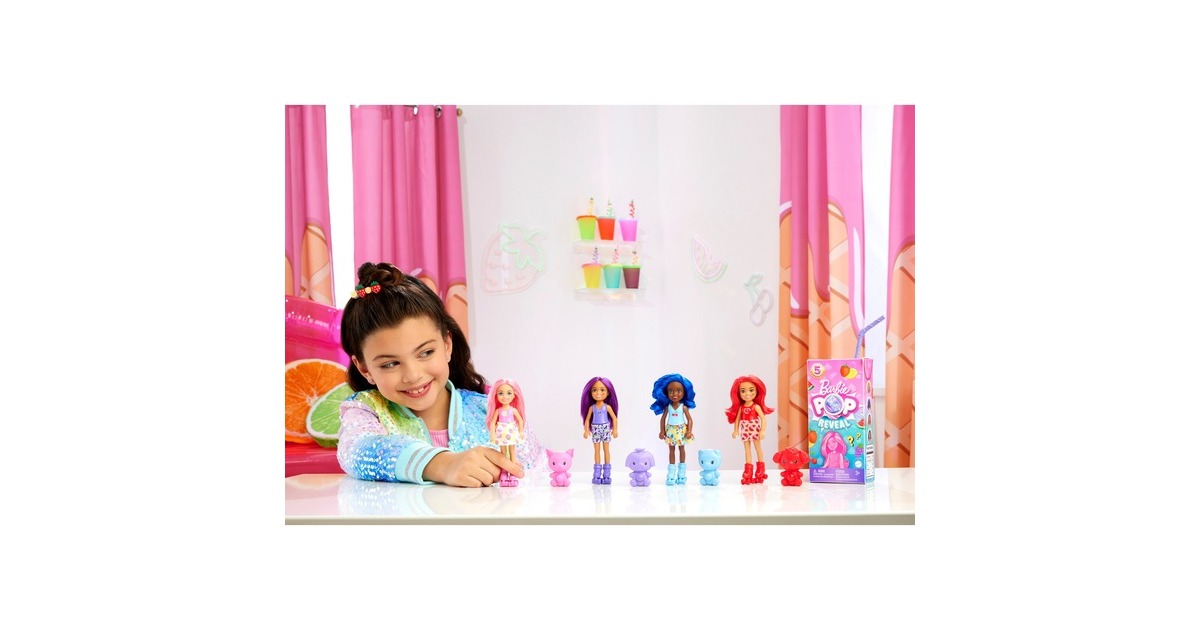 BarbiePop! Reveal Chelsea - Fruit Series  (Met kleurverandering, Assortiment product)