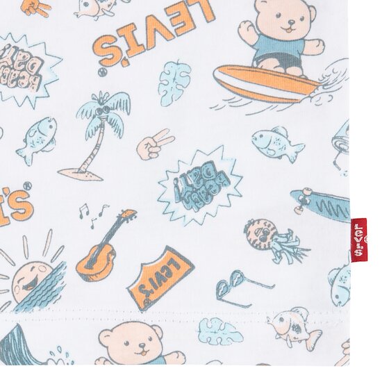 Ensemble Tee-shirt + Short   Imprimé        de               Levi's Kids