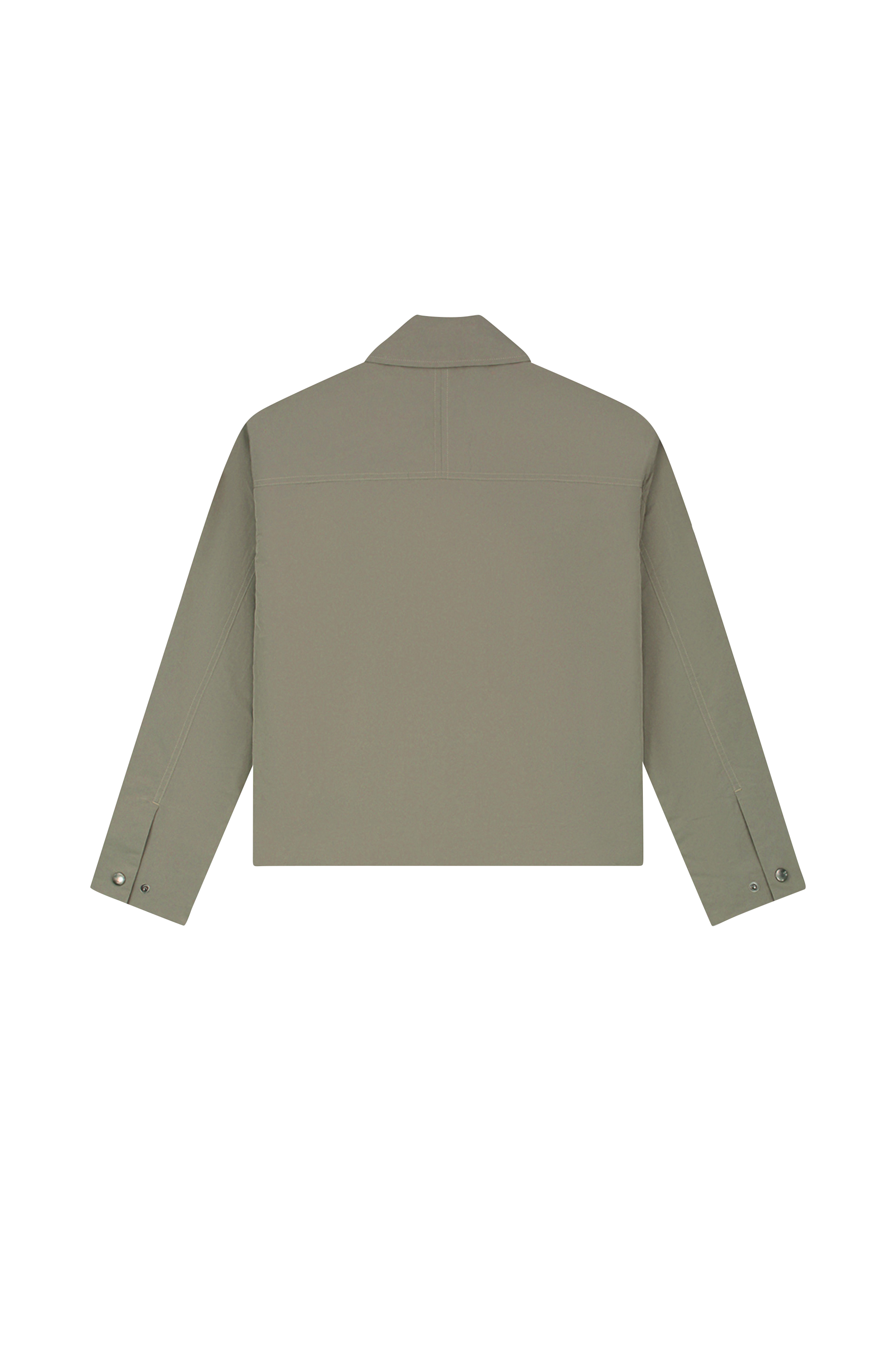 OLAF Veste ZIPPED NYLON JACKET Gris