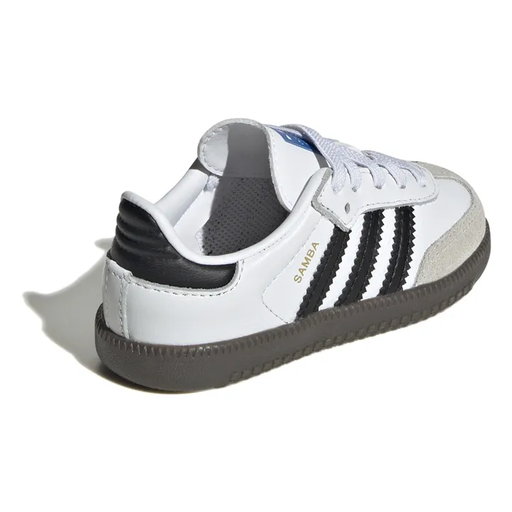 Adidas Baskets Lacets Elastiqués Samba | Blanc