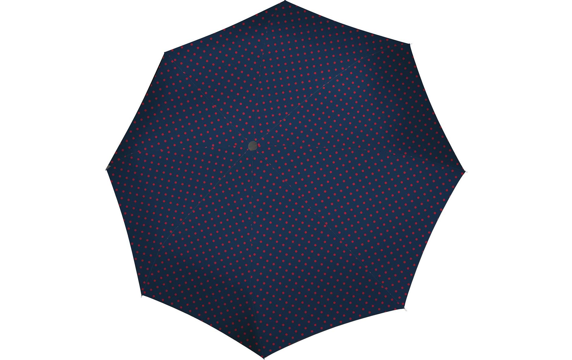 Schirm Pocket Classic Mixed Dots RedRegenschirm aus recyceltem PET