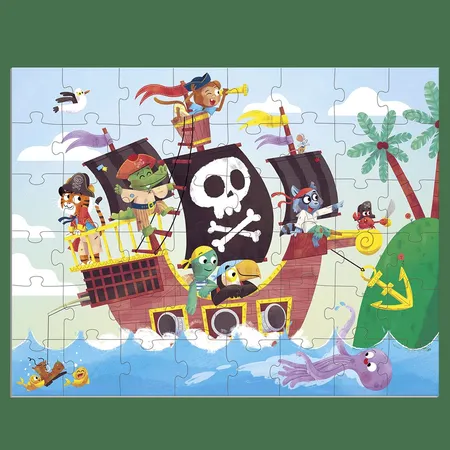 Jumbo Spiele GOULA XXL Puzzle Pirates, 48 Teile
