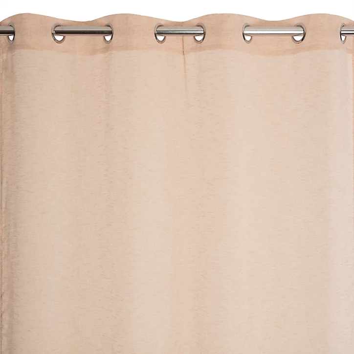 Voilage Vivy rose terracotta L.240 x l.135 cm
